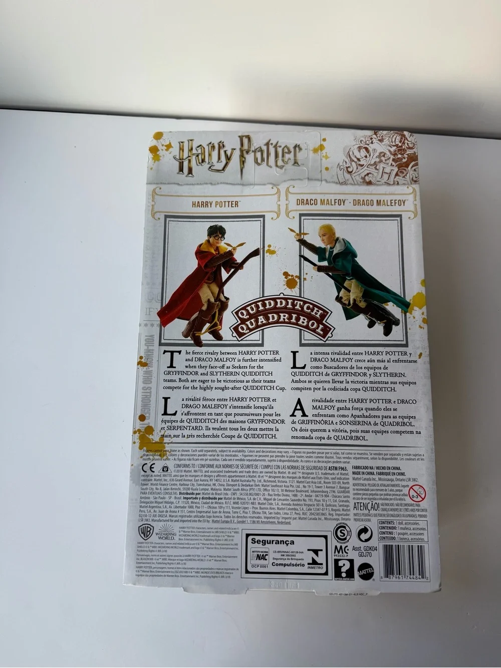 Wizarding World Harry Potter Quidditch Quadribol Doll Mattel - NEW